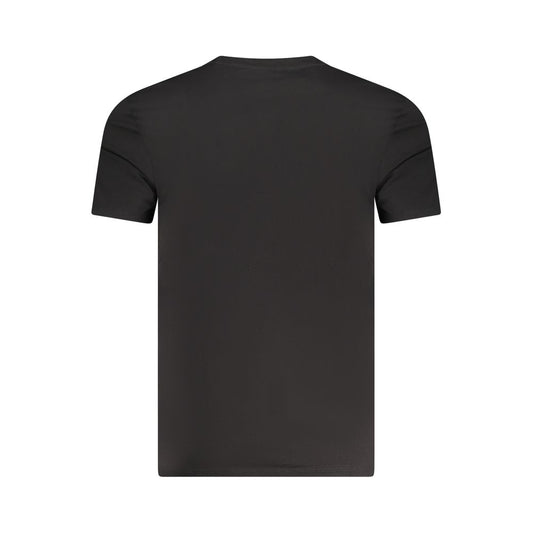Black Cotton Men's T-Shirt