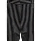 Black Fleece Wool Chino Pants