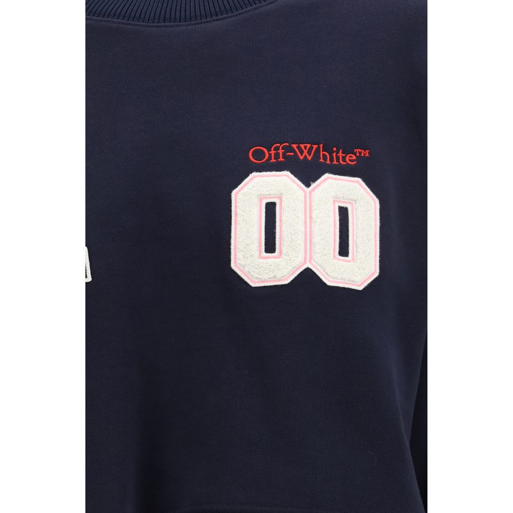 Blue Cotton Sweatshirt
