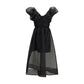 Black Recycled Polyester Cocktail Dress