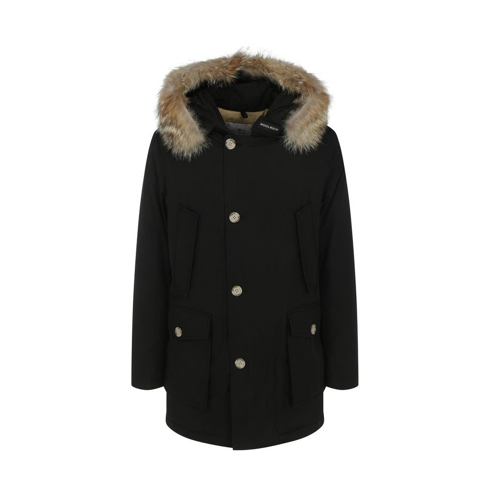 Black Cotton Parka