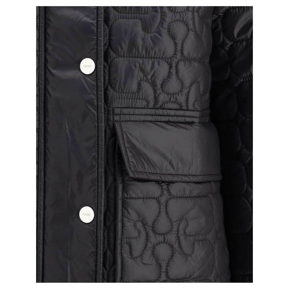 Gray Nylon Coat