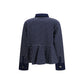 Blue Cotton Polo Shirt