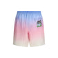 Multicolor Silk Bermuda Shorts
