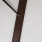 Belt Men Brown Classic Leather Metal Buckle Belt