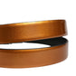 Men Brown Classic Leather Metal Buckle Belt