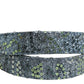 Men Multicolor Sequin Silver Metal Buckle Belt