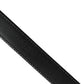 Men Silver Classic Leather Square Buckle Belt