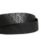 Men Black DG Logo Polyester Metal Buckle Belt