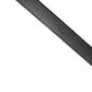 Men Black Classic Leather Square Buckle Belt