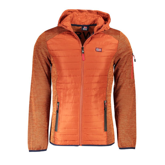 Marrone Polyester Men's Jacket