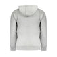 Grigio Cotton Male Sweatshirt with Hood