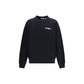 Black Cotton Sweatshirt