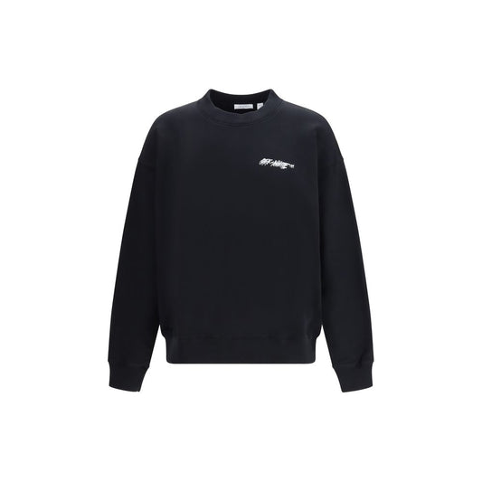 Black Cotton Sweatshirt