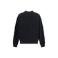 Black Cotton Sweatshirt