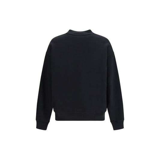 Black Cotton Sweatshirt