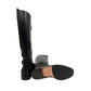 Black Leather Women Boot