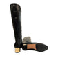 Black Leather Women Boot