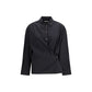Black Cotton Dress Shirt