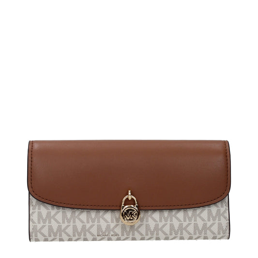 Beige Fabric Wallet