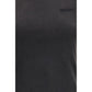 Black Cotton Sleeveles T-Shirt