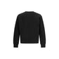 Black Cotton Sweatshirt