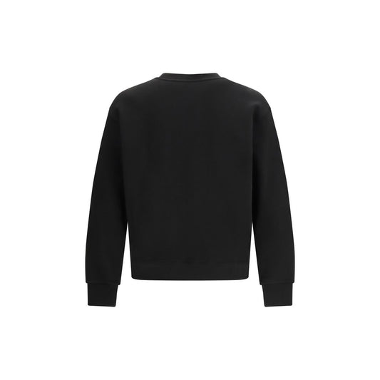 Black Cotton Sweatshirt