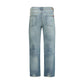 Blue Cotton Relaxed Fit Jeans