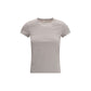 Beige Cotton T-Shirt