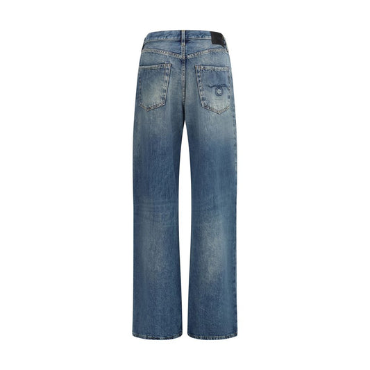 Blue Cotton Jeans Denim