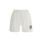White Cotton Bermuda Shorts