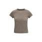Brown Cotton T-Shirt