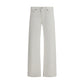 White Cotton Jeans Denim