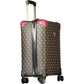 Marrone Poliuretano Women's Travel Trolley