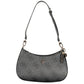 Black Polyurethane Women Handbag
