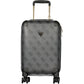 Black Polyurethane Women's Travel Trolley