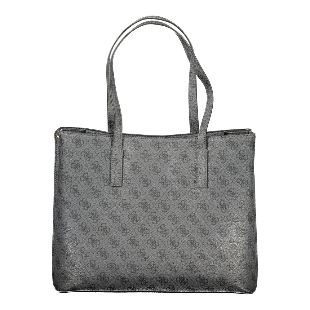 "Nero Poliuretano Women's Handbag"