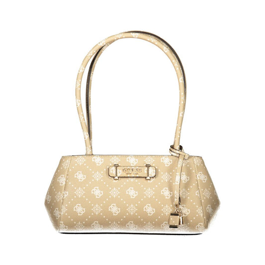 Beige Polyethylene Handbag