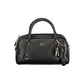 Black Polyurethane Women Handbag