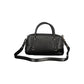 Black Polyurethane Women Handbag