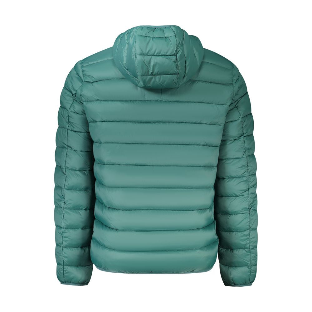 Green Polyamide Men Jacket