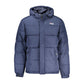 Blue Polyester Men Jacket