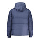 Blue Polyester Men Jacket