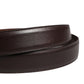 Men Brown Classic Leather Metal Buckle Belt
