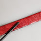 Men Red Exotic Leather Metal Buckle Belt