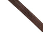 Men Brown Leather Logo Metal Buckle Belt