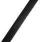 Men Black Calf Leather Logo Metal Buckle Belt
