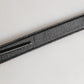 Men Black Calf Leather Logo Metal Buckle Belt