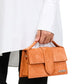 Terracotta Leather Le Grand Bambino Handbag