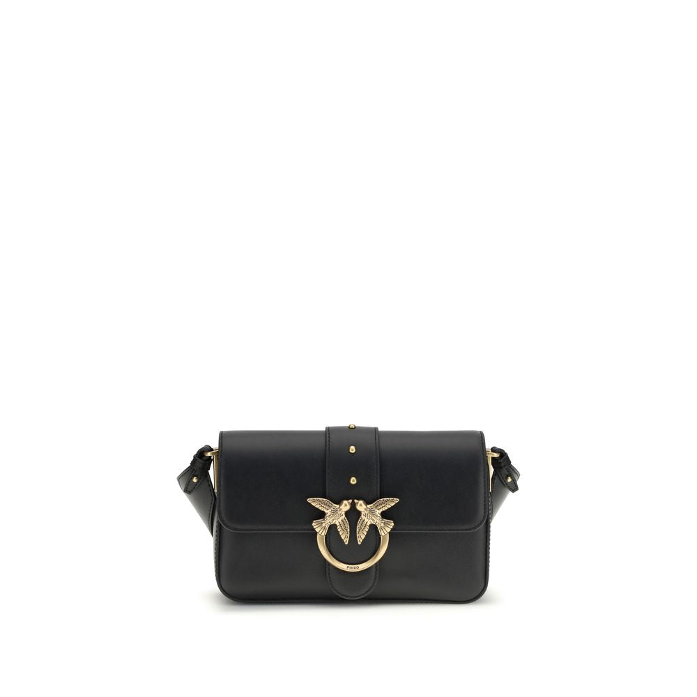 Black Calf Leather Bos Taurus Shoulder Bag